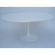 179 x 111 cm Table Tulip extensible Laminé Liquid ovale