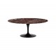 90 cm round Tulip table - Ruby red marble