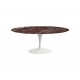 100 cm Tulip table red marble