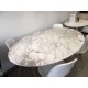 Round Tulip table - Arabescato Vagli marble