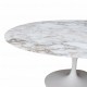 Tulip tafel Calacatta Gold marmer rond